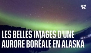 Les superbes images d'une aurore boréale en Alaska