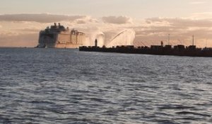 Saint-Nazaire : revivez le départ du "Wonder of the Seas", le plus gros paquebot du monde