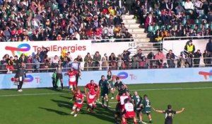 TOP 14 - Essai de Francis SAILI (BO) - Section Paloise - Biarritz Olympique - J10 - Saison 2021/2022