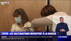 Covid-19: les vaccinations repartent à la hausse