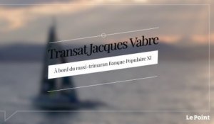Transat Jacques Vabre : les manoeuvres à bord du maxi-trimaran Banque Populaire XI