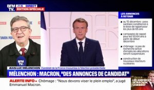 Jean-Luc Mélenchon: "La question des retraites fait partie du vote de la prochaine présidentielle"