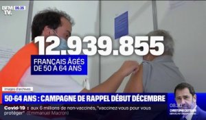 Troisième dose: près de 13 millions de Français seront concernés par l'élargissement de la campagne de rappel début décembre