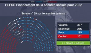 Sécurité sociale : le Sénat adopte le budget 2022