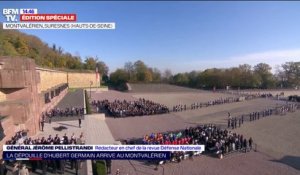 11-Novembre : Emmanuel Macron accueille le cercueil d’Hubert Germain au Mont-Valérien