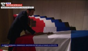 11-Novembre : Emmanuel Macron se recueille seul devant la dépouille d'Hubert Germain
