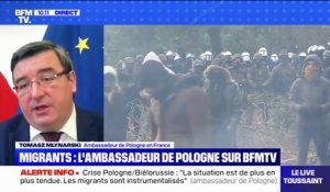Tomasz Mlynarski (ambassadeur de Pologne en France): "Nous avons peur des provocations, qui sans doute s'intensifieront" à la frontière biélorusse