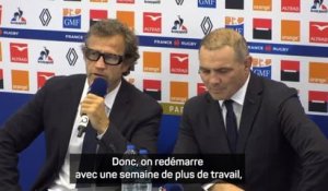 XV de France - Galthié : "Jalibert et Ntamack comptent dans notre aventure"