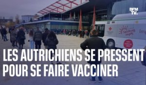 Pourquoi y a-t-il des files d'attente devant les centres de vaccination en Autriche ?