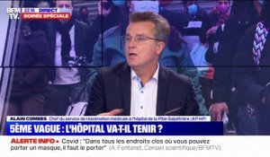 Covid-19: "Des lits sont fermés dans beaucoup de services hospitaliers, c'est un vrai problème pour les semaines qui viennent", alerte Alain Combes