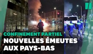 Aux Pays-Bas, nouvelle nuit d'émeutes contre les mesures anti-Covid