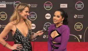 Becky G on AMAs Win & Tells Funny Story About Accidentally Taking an Award Home | AMAs 2021