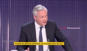 Cinquième vague du Covid-19 : Bruno Le Maire n'a pas "d'inquiétude particulière pour la croissance française"