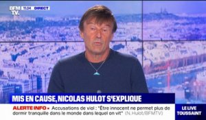 Nicolas Hulot: "Des femmes m'accusent d'agressions sexuelles et même de viols, dont j'ignore tout"