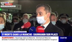 Gérald Darmanin sur le naufrage d'un bateau de migrants: "C'est manifestement le plus grand drame que nous ayons connu"