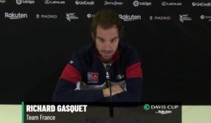 Coupe Davis 2021 - Richard Gasquet : "Si ça se joue en France, c'est sûr que c'est différent mais ça n'excuse rien, je n'ai pas été très bon !"