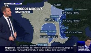 La neige fait son apparition pour ce dernier week-end de novembre