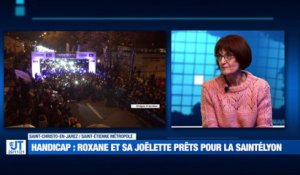 A la Une : Sophie Cluzel à Saint-Etienne / Une femme de 80 ans dans une affaire de proxénétisme /  Top départ de la SaintéLyon