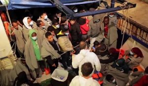 La Sicile accueille plus de 450 migrants sauvés en Mer Méditerranée