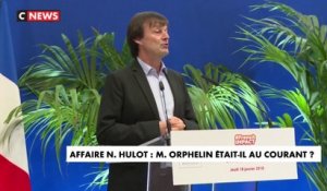 Affaire Nicolas Hulot : Matthieu Orphelin était-il au courant ?