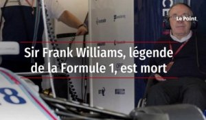 Sir Frank Williams, légende de la Formule 1, est mort
