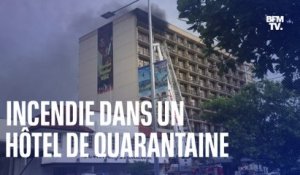 Une femme soupçonnée d’avoir mis le feu à l’hôtel où elle était placée en quarantaine en Australie