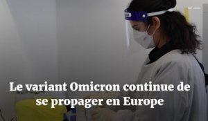 Le variant Omicron continue de se propager en Europe