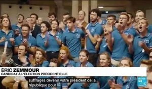 Présidentielle en France :  Zemmour veut "sauver" la France d'un "destin tragique"