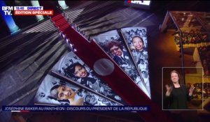 Emmanuel Macron sur l'entrée de Joséphine Baker au Panthéon: "Elle entre ici avec tous ceux qui ont choisi la France"