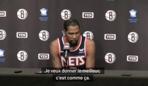 Nets - Durant : "Ma vie de basketteur n'est pas si longue, je veux en profiter"