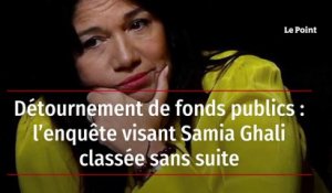 Détournement de fonds publics : l’enquête visant Samia Ghali classée sans suite