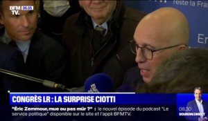 Congrès LR: la surprise Éric Ciotti en tête du premier tour
