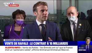 Vente de rafale: pour Emmanuel Macron, "la place stratégique de la France repose sur la confiance"
