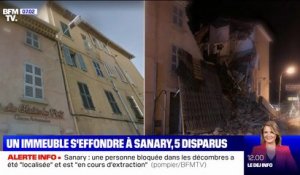 Ce que l'on sait sur l'effondrement d'un immeuble cette nuit à Sanary-sur-Mer