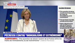 Valérie Pécresse: "Les Français l'ont compris, ce sera Emmanuel Macron ou nous"