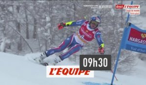 Géant hommes Val d'Isère - 1ère manche - Ski - Replay