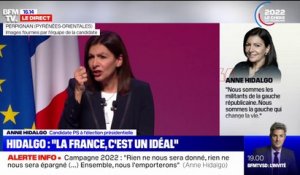 Anne Hidalgo: "Je suis la candidate de l'unité dans la justice, de la concorde, de la réconciliation de la France avec elle-même"