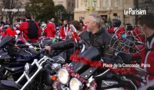 Paris : 150 motards jouent les pères Noël pour les enfants malades de l’hôpital Debré