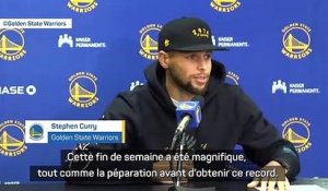 Warriors - Curry : "Un moment très spécial"