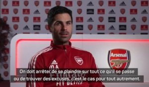Arsenal - Arteta : "Il faut avoir un plan B, C et D dans ce contexte"