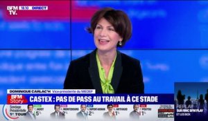 Dominique Carlac'h, vice-présidente du MEDEF: "Ce pass sanitaire en entreprise, c'était un objectif déguisé d'obligation de vaccination"