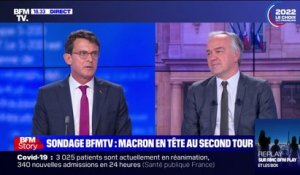 Sondage BFMTV: pour Manuel Valls, "Jean-Luc Mélenchon a au moins l'avantage d'incarner quelque chose à gauche avec une certaine cohérence"