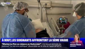 Privés de Noël, des soignants à bout affrontent la 5e vague à l'hôpital de Bastia