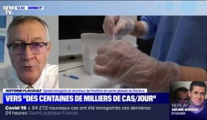 Variant Omicron: "Ce qui est très rassurant, c'est que les hospitalisations restent à un niveau très bas", assure l'épidémiologiste Antoine Flahault