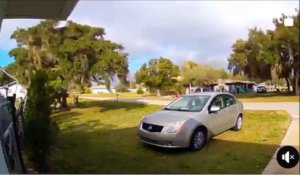 Quand la tempête sauve une voiture... Hop, couverte.