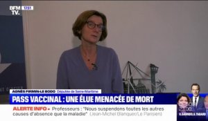 Pass vaccinal: menacée de mort, Agnès Firmin Le Bodo appelle à "réagir face à cette déferlante de haine et de violence"