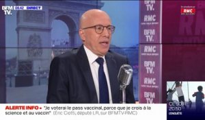 Eric Ciotti maintient qu'en cas d'un second tour Macron-Zemmour, il votera pour Eric Zemmour