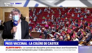 Colère de Jean Castex: Éric Coquerel se "demande si tout ça n'est pas surjoué pour cacher le bilan catastrophique du gouvernement en matière sanitaire"