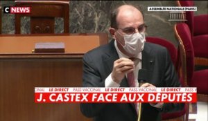 Jean Castex : «Le texte qui vous est aujourd'hui soumis s'inscrit dans la continuité et la cohérence de l'action publique pour lutter contre la pandémie»