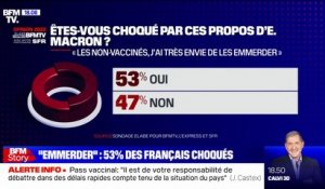 "Emmerder" les non-vaccinés: 53% des Français choqués par les propos d’Emmanuel Macron, selon un sondage